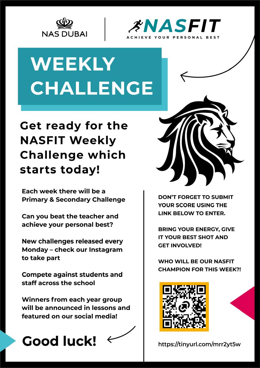 NAS FIT Weekly Challenge