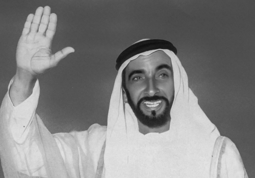 The late Sheikh Zayed bin Sultan Al Nahyan
